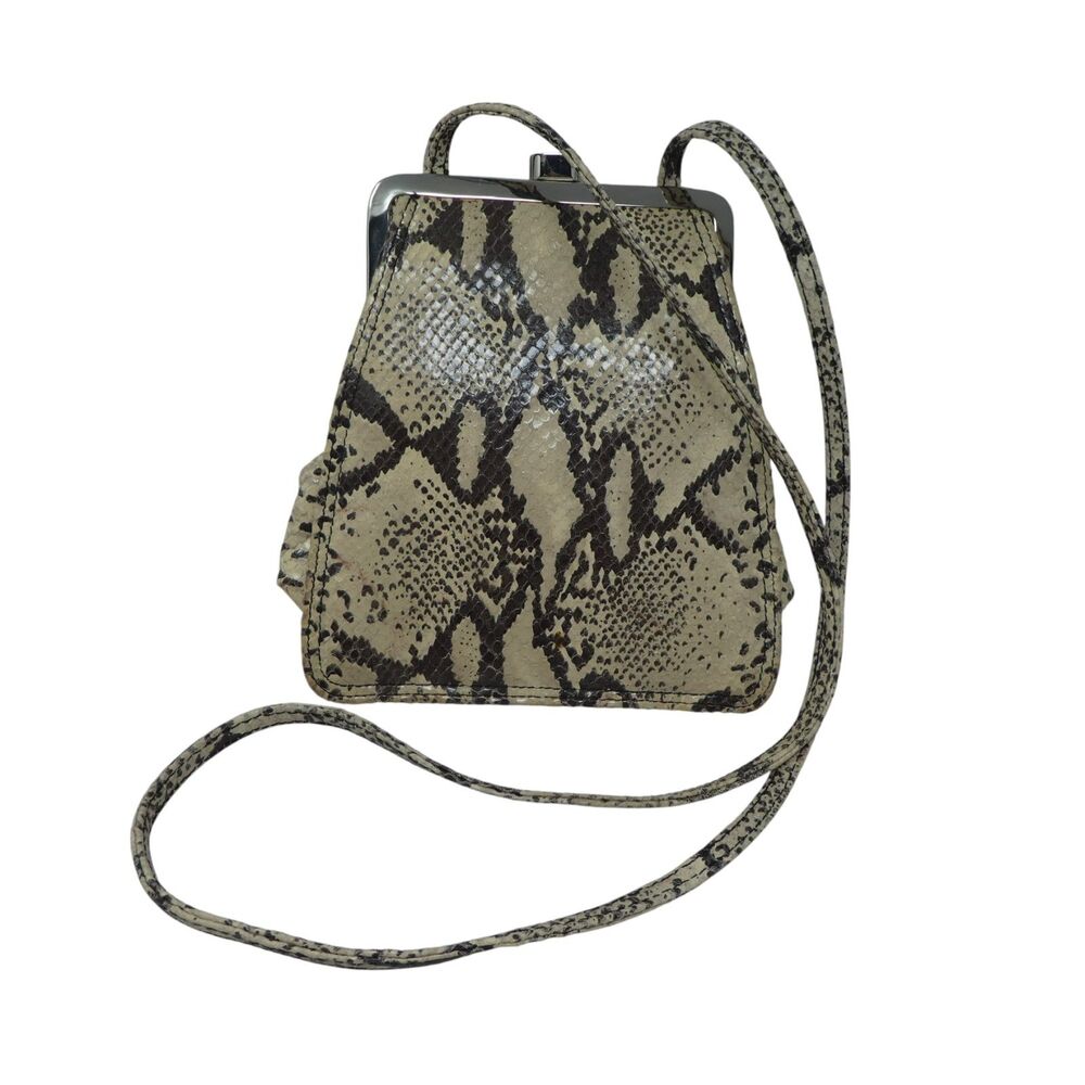 Susan Gail Vintage Snakeskin Leather Crossbody Purse